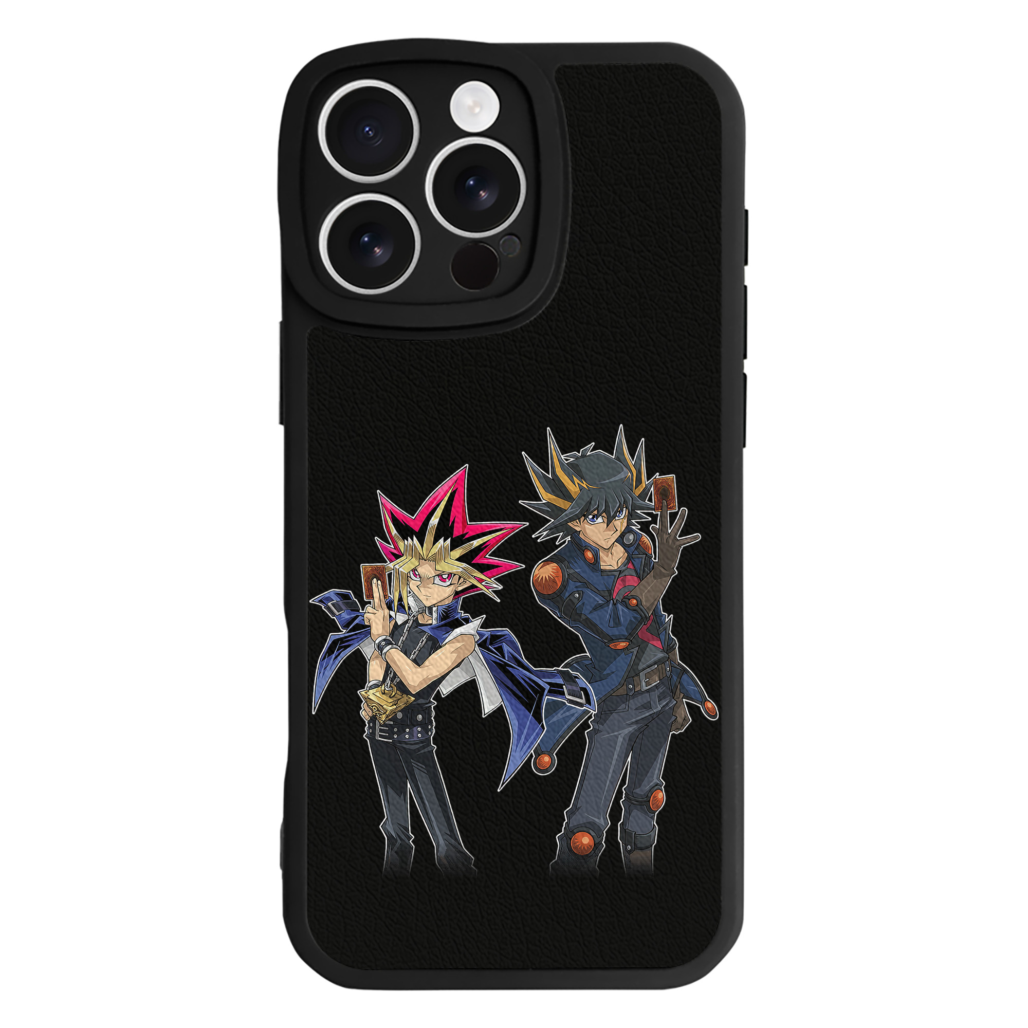 遊☆戯☆王 Yu-Gi-Oh! 【iPhone 16シリーズ対応】シリコンスマホケース（レザー調） 材質：シリコン